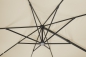 Preview: Schneider SET Alu Ampelschirm Rhodos Grande 400cm natur + Ständer + Schutzhülle